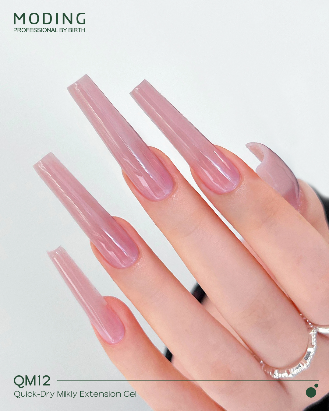 Moding High Hardness Colored Extension Gel - Pure Nude Series (12 Colors)