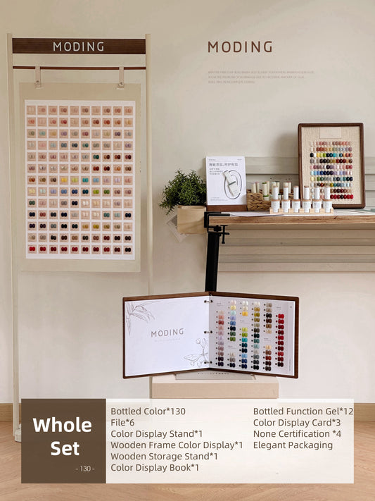 Moding "None" Series Color Gel 130 Colors Whole Set