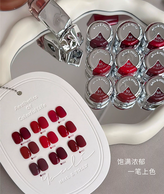 Nail & Yolly Little Baby Color Gel - Red Collection