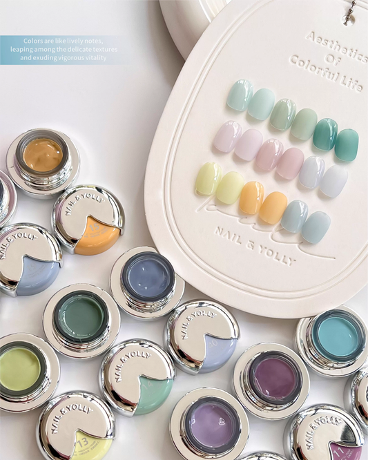 Nail & Yolly Little Baby Color Gel - Milky translucent Collection