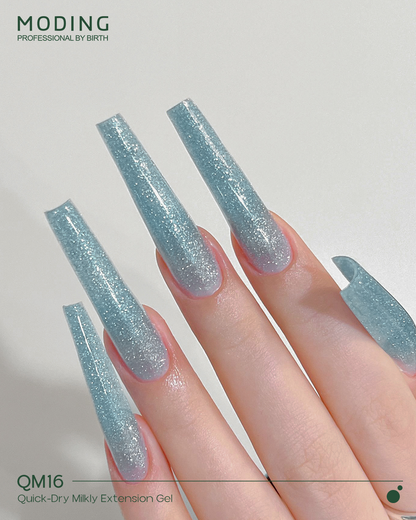 Moding High Hardness Colored Extension Gel - Crystal Sparkle Series (12 Colors)