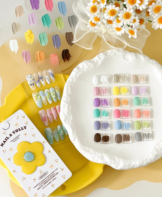 Yolly Floral Oil Painting Gel Palette - 18 Colors