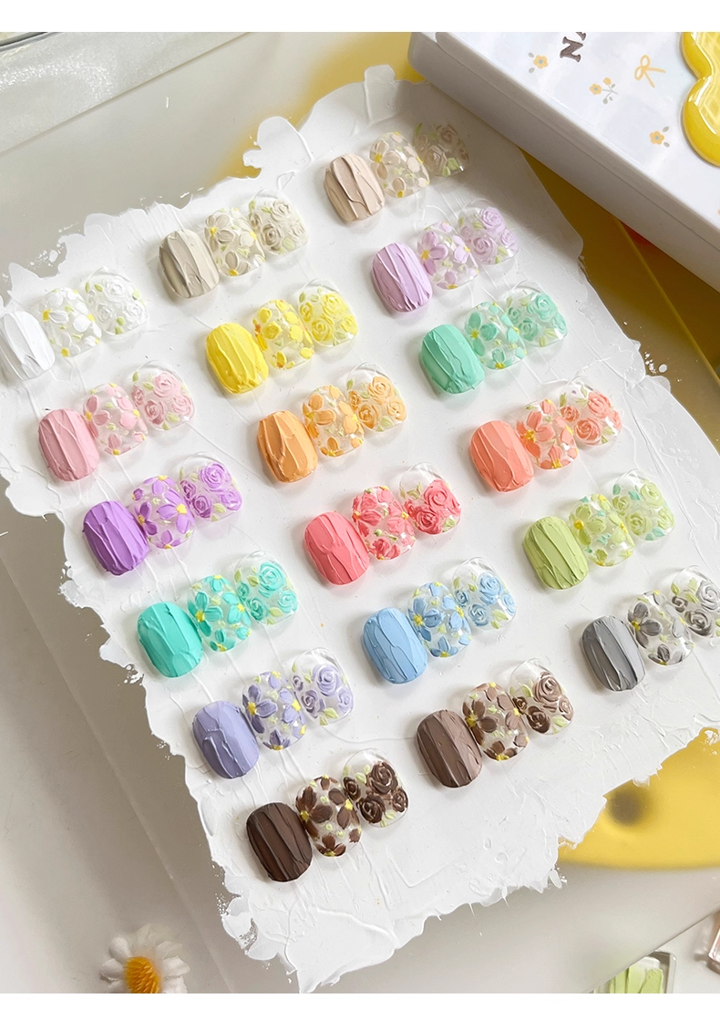 Yolly Floral Oil Painting Gel Palette - 18 Colors