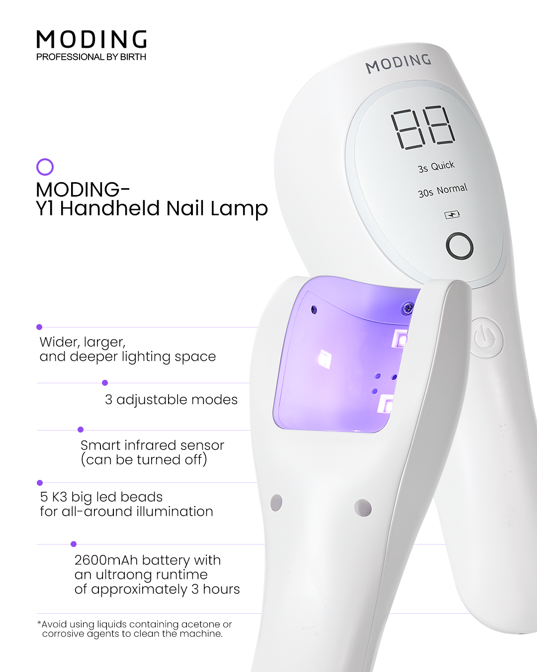 Moding Y1 Handheld Nail Lamp