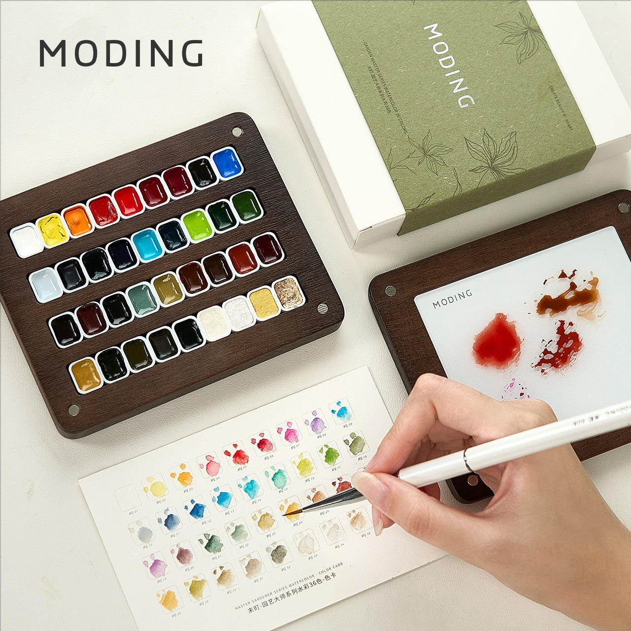 Moding 36 Palette Watercolors