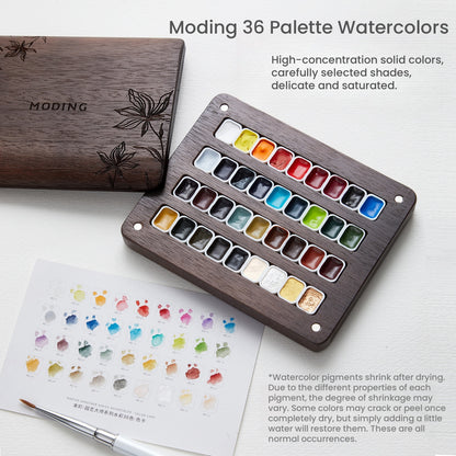 Moding 36 Palette Watercolors