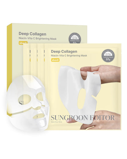 Sungboon Editor Deep Collagen Niacin Vita C Brightening Mask - 4PCS