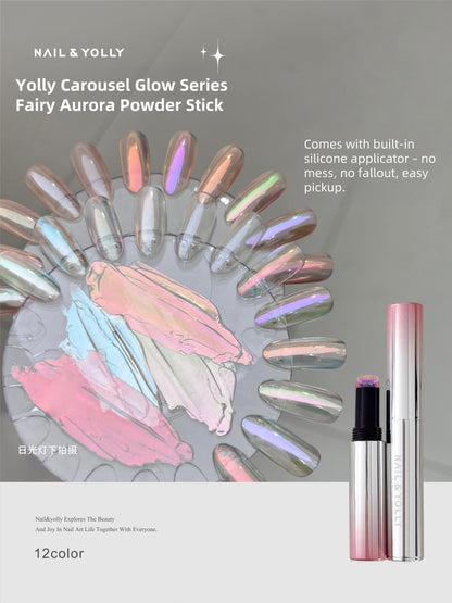 Yolly Carousel Glow Series Fairy Aurora Powder Stick