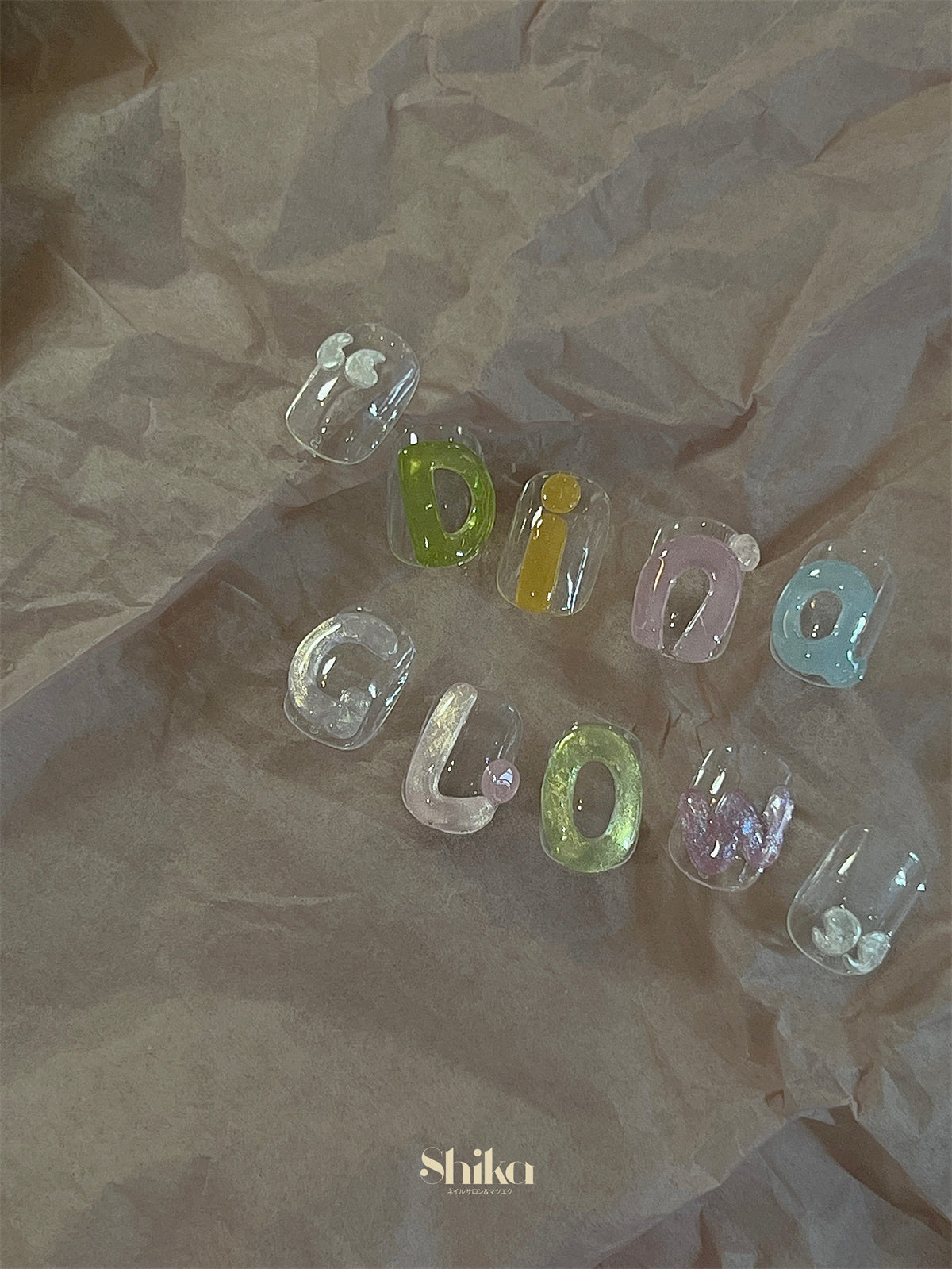 DinaGlow Glazed Glass Series Color Gel [011-022]