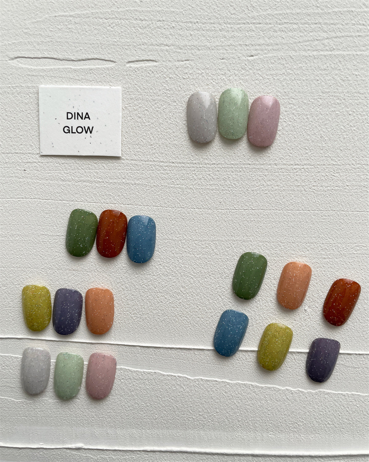 DinaGlow Speckled Series Color Gel [059-067]