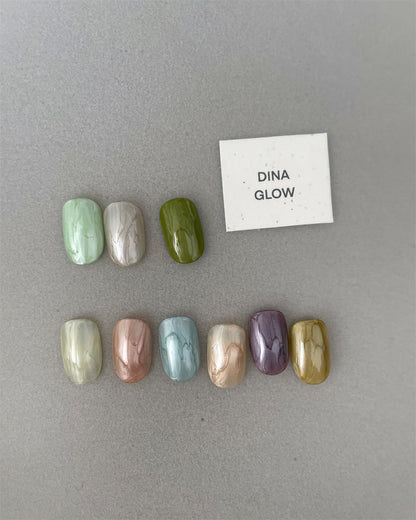 Gel couleur DinaGlow Charmeuse Effect Series [068-076]
