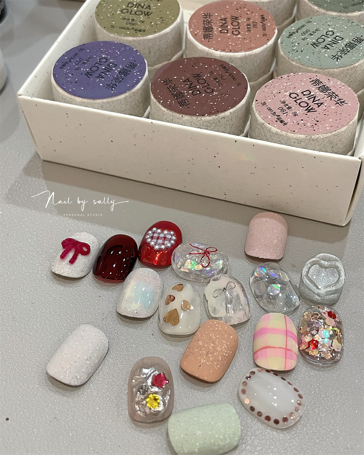 DinaGlow Speckled Series Color Gel [059-067]