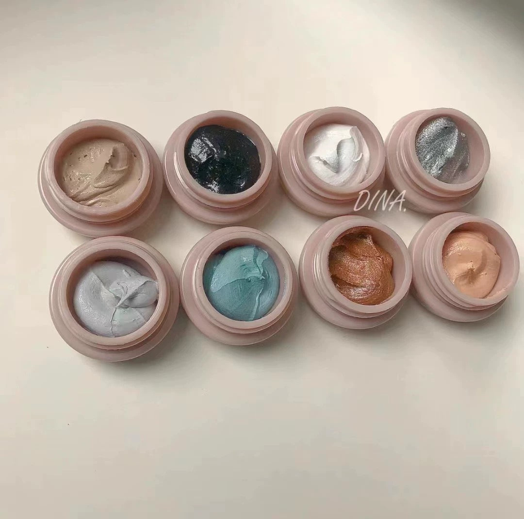 Gel de couleur DinaGel Grit Sand Series [153-160]