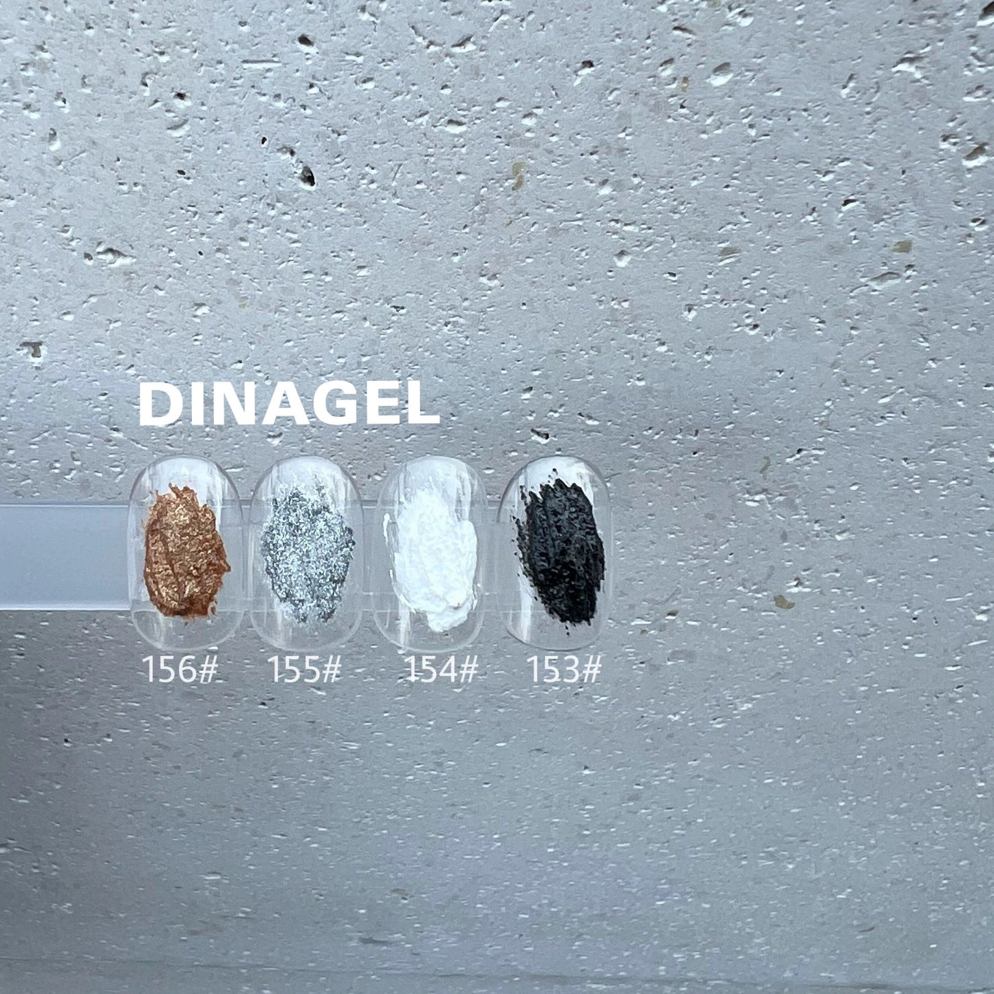 Gel de couleur DinaGel Grit Sand Series [153-160]