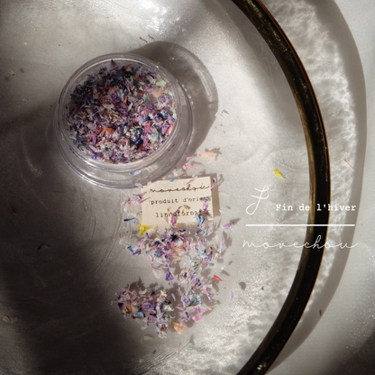 Colorful Mixed Dried Flower Nail Decorations