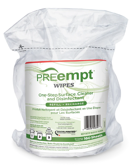 PREempt RTU Surface Disinfectant Wipes Refill