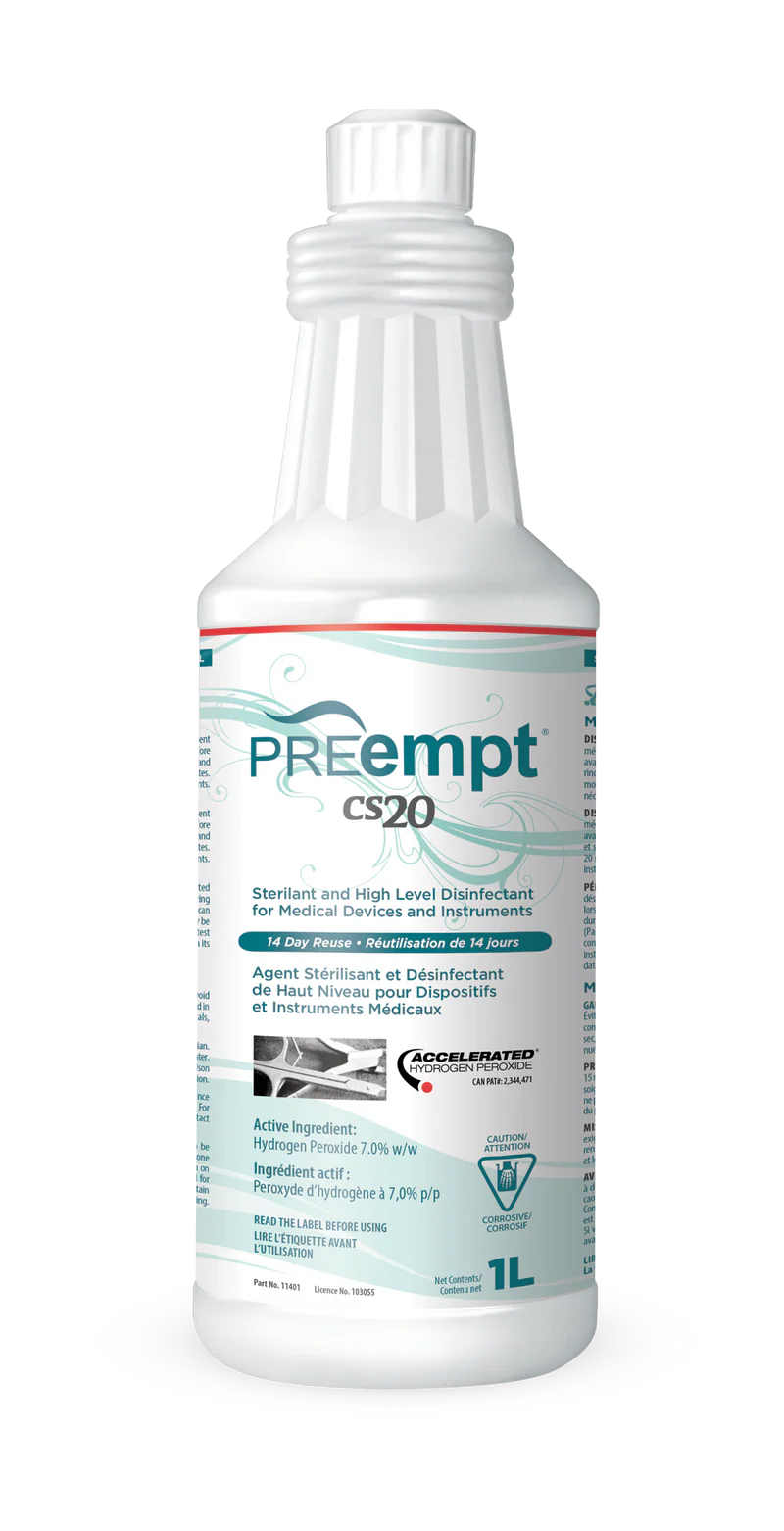 PREempt CS20 Chemical Sterilant Disinfectant For Tool  1L