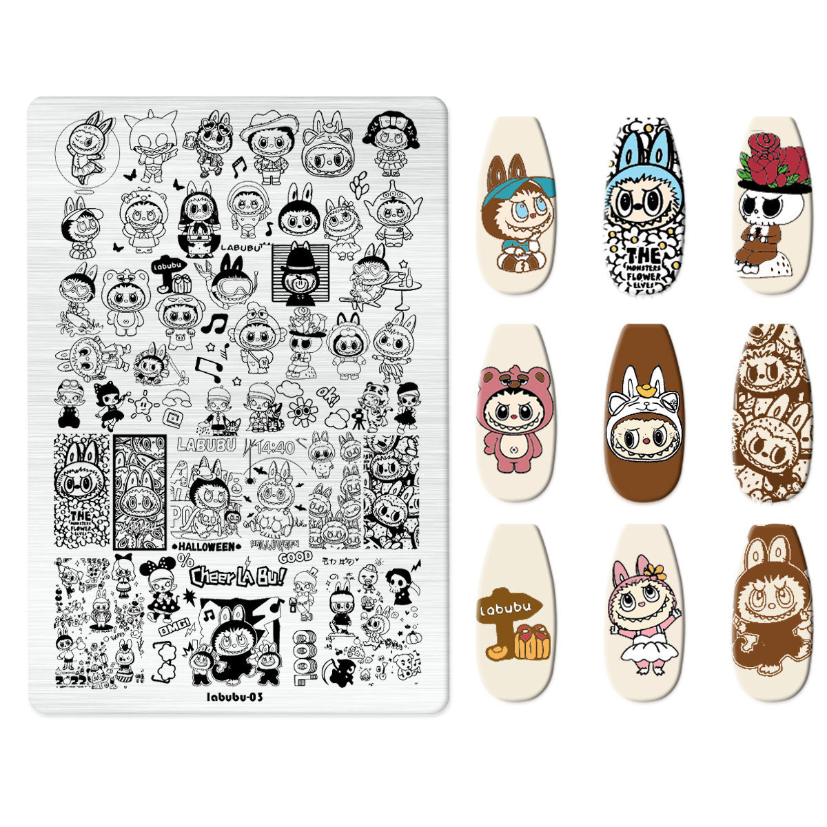 Nail Stamping Plate (Labubu-03)