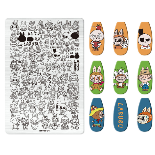 Nail Stamping Plate (Labubu-04)