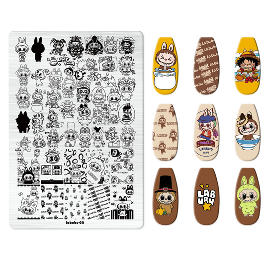 Nail Stamping Plate (Labubu-02)