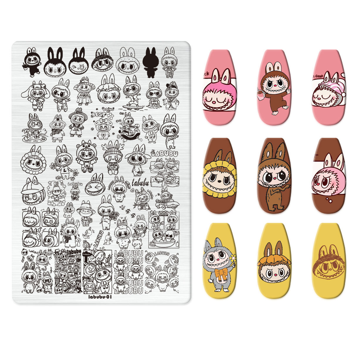 Nail Stamping Plate (Labubu-01)