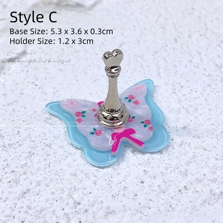 Acrylic Butterfly Nail Display Stand – Style C