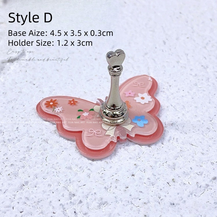 Acrylic Butterfly Nail Display Stand – Style D
