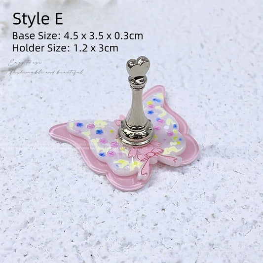 Acrylic Butterfly Nail Display Stand – Style E