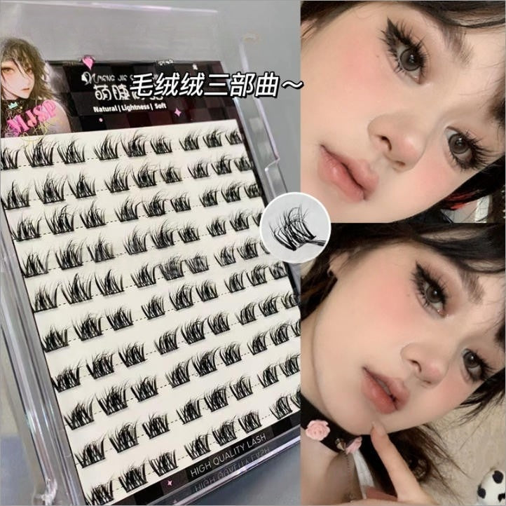 DIY False Cluster Lashes - Fluffy Mink Style