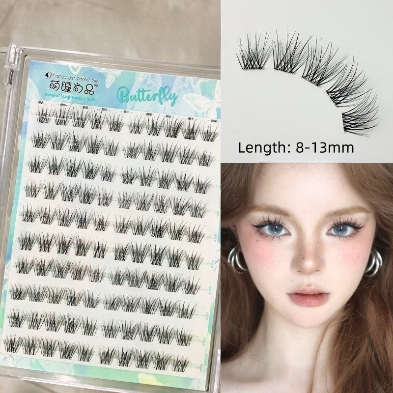 Glue Free DIY False Cluster Lashes - Soft Lisbon Vibes Baby-Curl