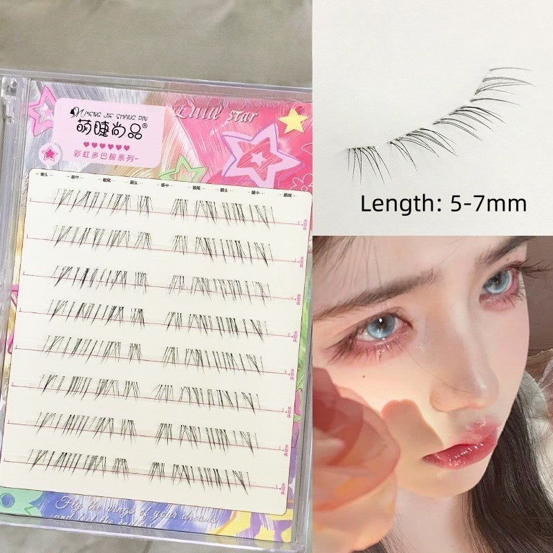 Glue Free DIY False Cluster Bottom Lashes - Lightweight Foxy Style