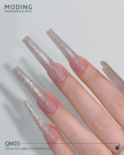 Moding High Hardness Colored Extension Gel - Crystal Sparkle Series (12 Colors)