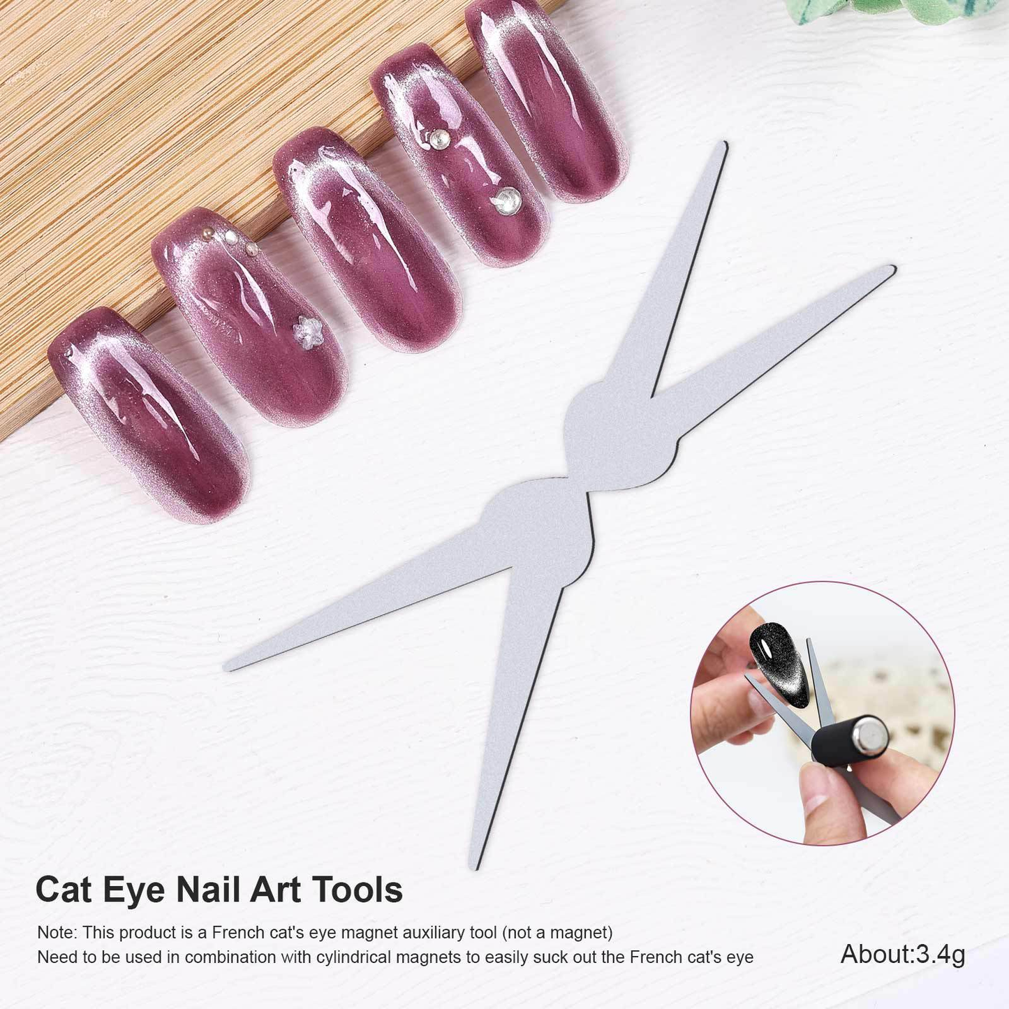 French Cat Eye Nail Magnet Tool