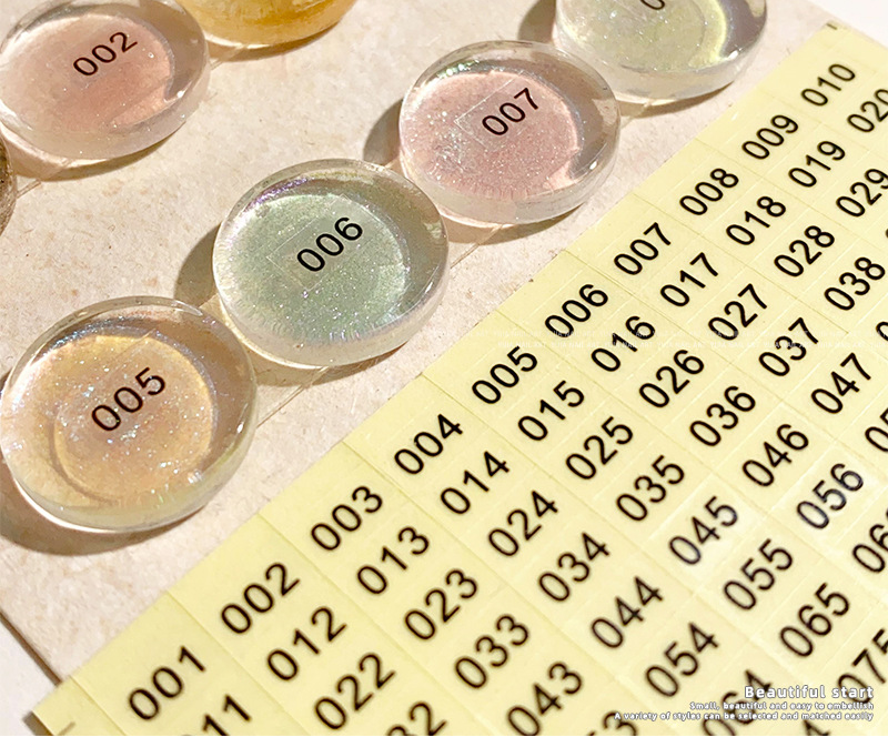 Mini Number Digital Display Sticker (1-200) 2pcs