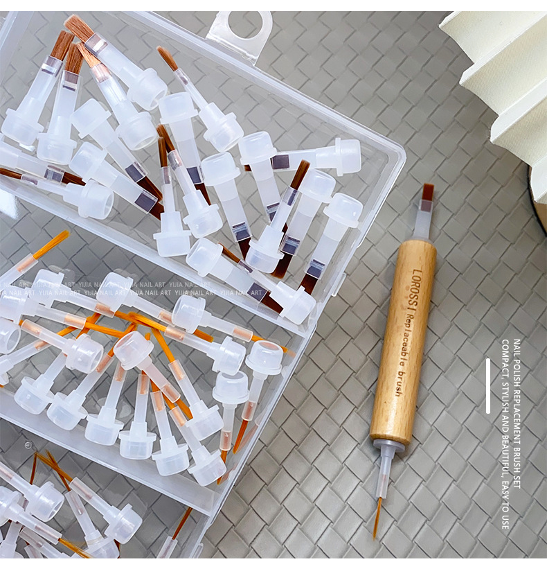 Replaceable Nail Brush Set
