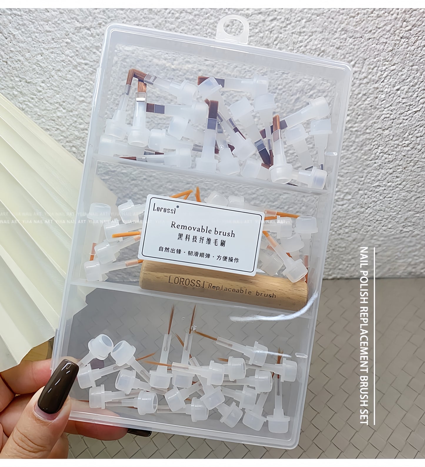 Replaceable Nail Brush Set