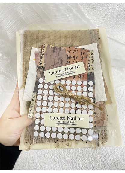 Nail Art Display Prop Set - Ink Wash Style