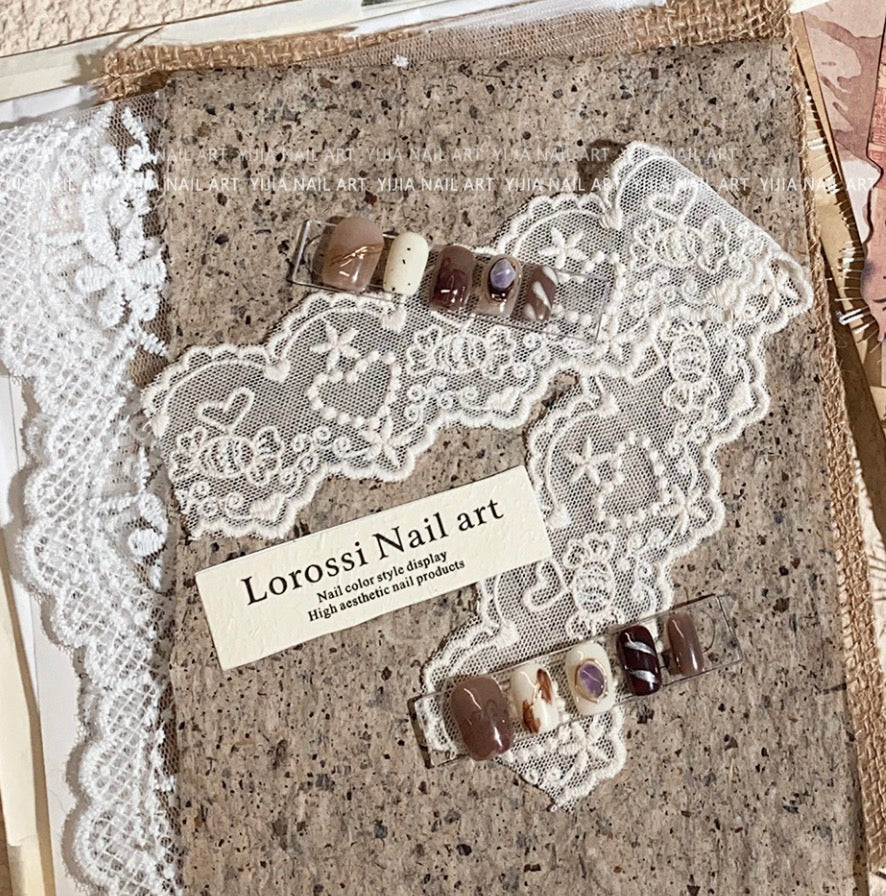 Nail Art Display Prop Set - Lace Style