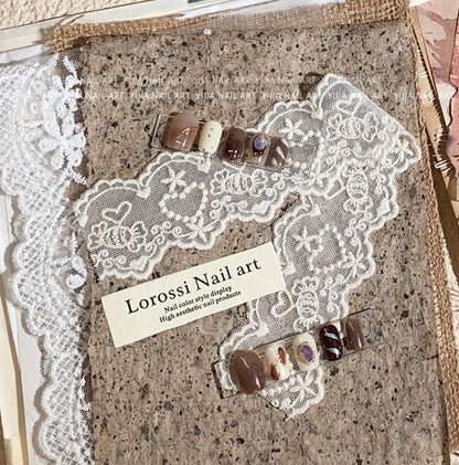 Nail Art Display Prop Set - Lace Style