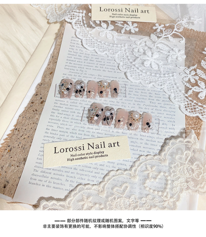 Nail Art Display Prop Set - Lace Style