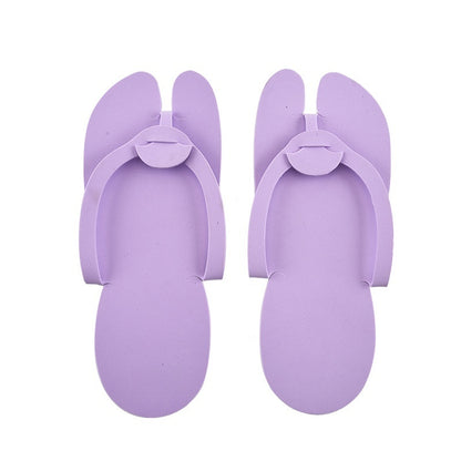 Foldable Disposable Pedicure Foam Slippers (12pairs/pack)