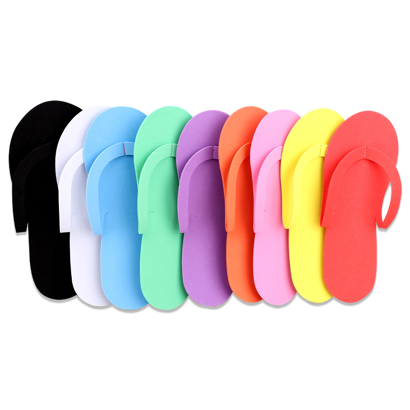 Disposable Pedicure Foam Slippers (12 pairs /bag)