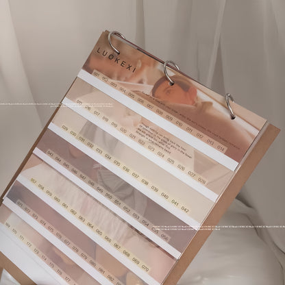 182-Color Nail Color Swatch Display Book