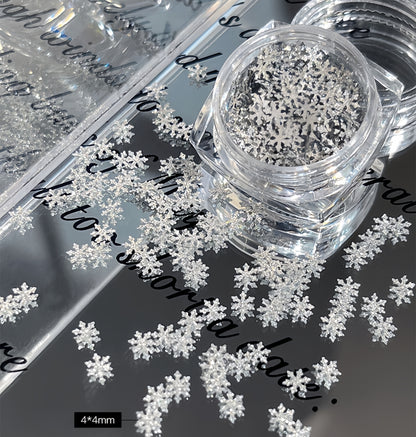 Snowflake Fine Glitter Nail Decoration