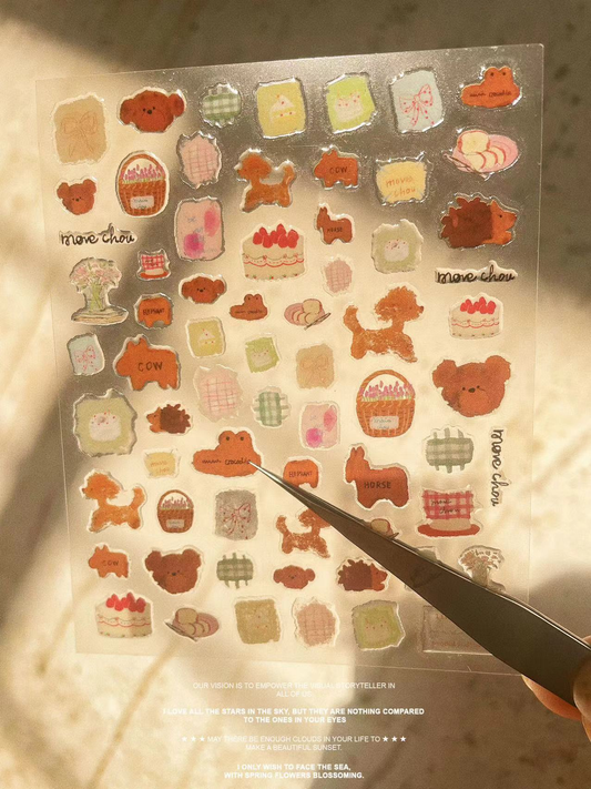 Nail Sticker- Spring Picnic