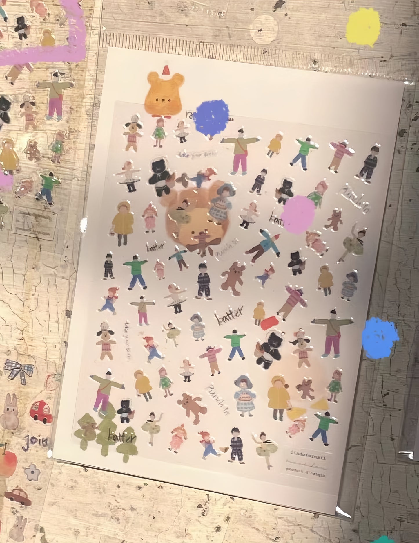 Nail Sticker- Character Doodle Nail Stickers