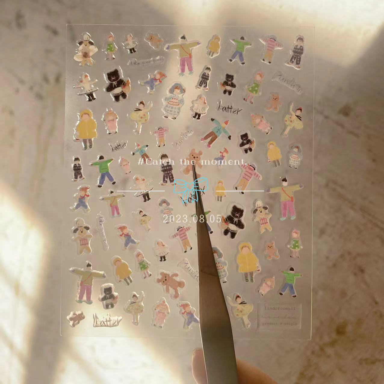 Nail Sticker- Character Doodle Nail Stickers