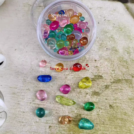 Candy Colored Jelly Bean Style Nail Charms