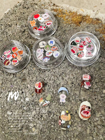 Bakery & Daily Life Nail Charm Set (36pcs)