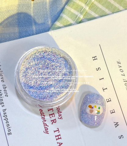 Sugar Effect Nail Powder 4 Color Set